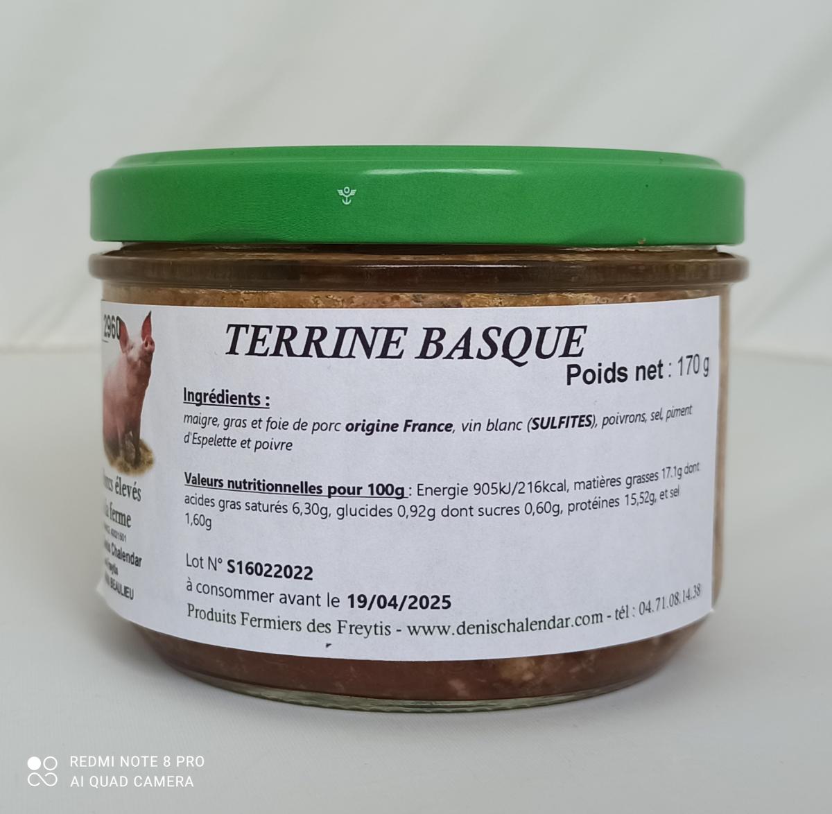 Terrine Basque au Piment d'Espelette